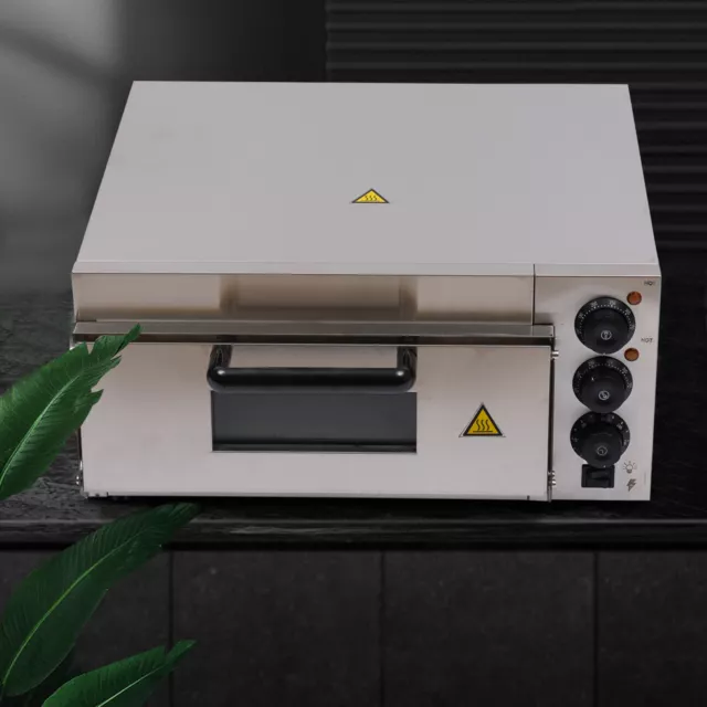 1.5KW Commercial  Electric Pizza Oven Baking Machine Cooking Bread Cake Pastries