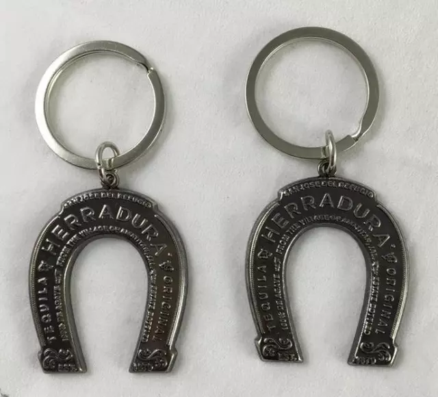 NEW Lot of 2 Herradura Tequila Horseshoe Keychains