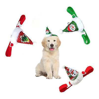 Disfraz de cosplay para mascotas sombrero elástico perro fiesta de Navidad decoración