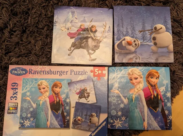 Ravensburger Puzzle Frozen ab 5 Jahre 3×49