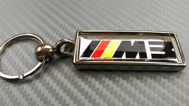 Porte-clés BMW M3 E92 - Simili Cuir Et Métal - Fabriqué En France