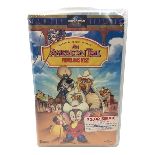 An American Tail Fievel Goes West 1998 Vhs AN AMERICAN TAIL Fievel Goes West 1998 Vhs Tape Steven Spielberg £3.94