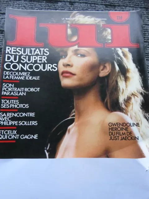 LUI magazine charme sexy, n° 241 février 84  comme neuf