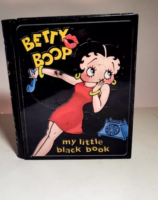 Tin Box Betty Boop-My Little Black Book-Collectible 2000 King Features Syndicate