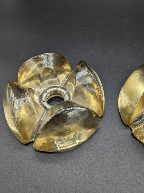 Paire d'appliques fleurs ARLUS, design dlg J.T. Kalmar en verre de Murano, 60's 3