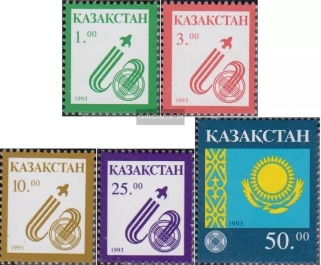 kazakhstan 18-22 (complète edition) neuf avec gomme originale 1993 symboles