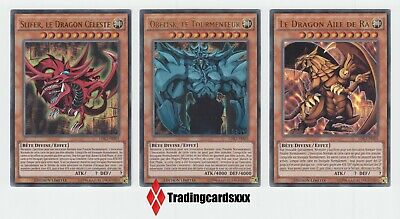 3 Dieux Egyptien Pgb1-jps01-03 Slifer Obelisk Et Ra Starlight Egytian God... 