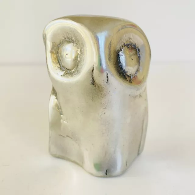 Hoselton Aluminum Owl Figurine 1693 Made in Canada