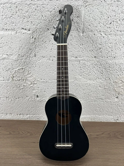 Fender California Coast Ukulele Venice Black Finish 22" Overall (Wcp014007)
