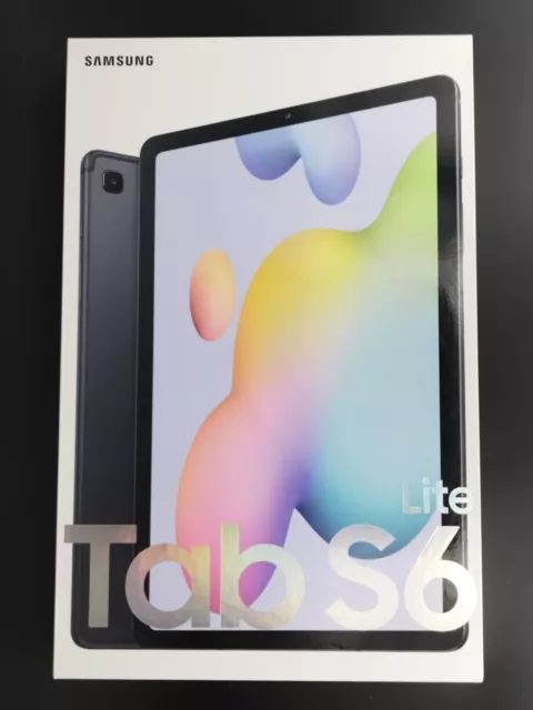 "Samsung Galaxy Tab S6 Lite tablet + penna 10,4 pollici 128 GB/4 GB grigio/grigio nuovo & IMBALLO ORIGINALE ✅