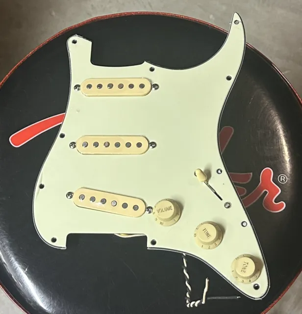 SH GuitarWorks Custom Stratocaster Hand Wound SSS Loaded Pickguard & USA Wiring
