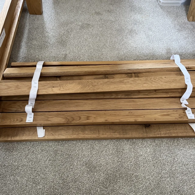 SOLID OAK SINGLE Bed Frame, Excellent Condition £50.00 PicClick UK