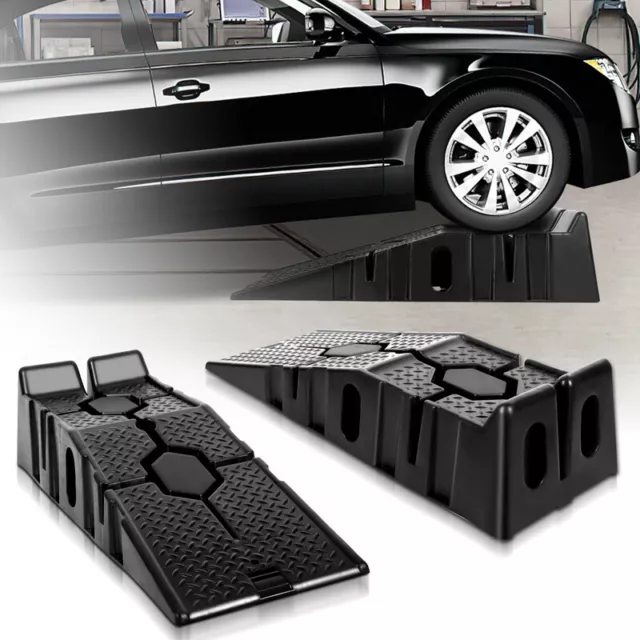 2 pezzi rampa di accesso antiscivolo auto camper rampa di carico in plastica rampa
