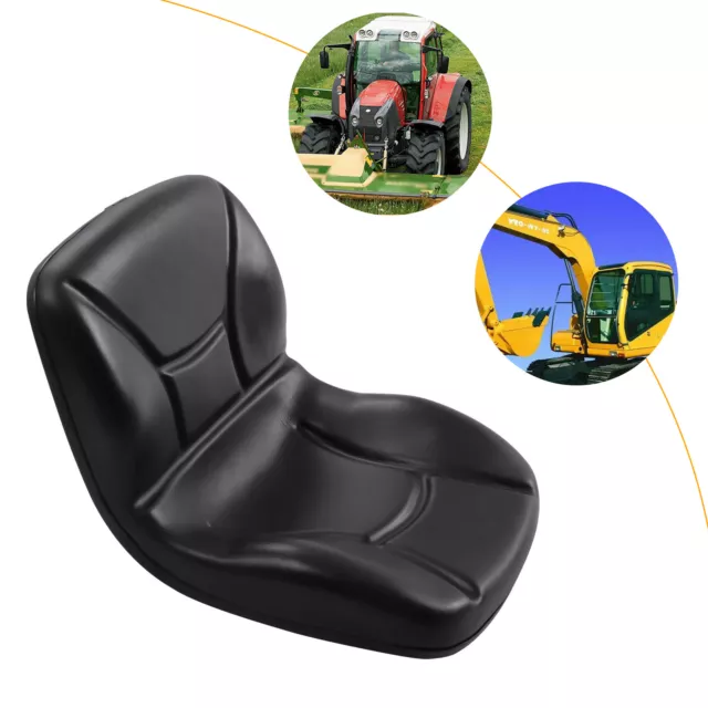 High Back Compact Tractor Seat Black Fits Mitsubishi Fits Rhino Fits Satoh