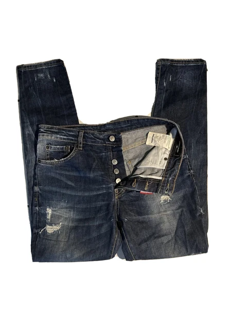DSQUARED 2 JEAN HOMME TAILLE FR 42 COUPE SLIM sklnny DESTROY EUR