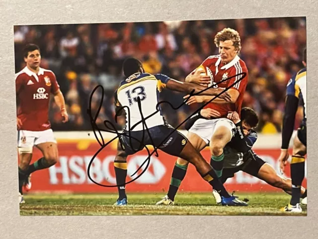 Billy Twelvetrees - British Lions Rugby Signed 6x4 Photo