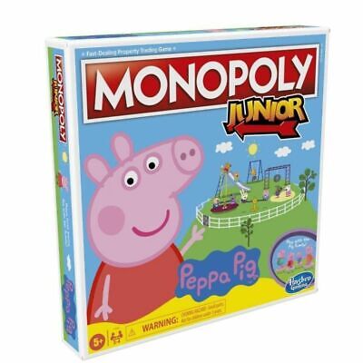 Monopoly Junior Peppa Pig español juego de mesa infantil para familia
