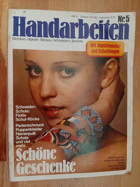 Handarbeiten Heft Nr. 5 - Stricken, Häkeln, Sticken, Schneidern, Knüpfen