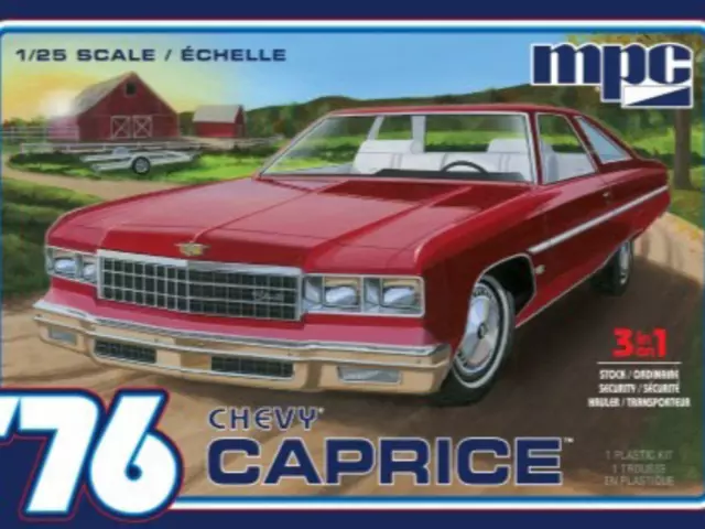 MPC 1976 Chevy Caprice Con Rimorchio (3 ' IN 1) 1:25 Plastica Vettura Kit 963