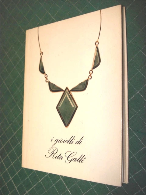 1980 Gioielli Di Rita Galle' Pietre Incastonate Pesce D'oro Vanni Scheiwiller