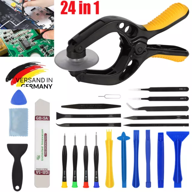 22/24X  Reparatur Öffnungs Werkzeug Set Reparatur Display Akku Smartphone Handy