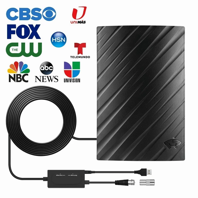 5600 Miles Digital TV Antenna HDTV Amplified 4K 1080P Waterproof Outdoor Indoor