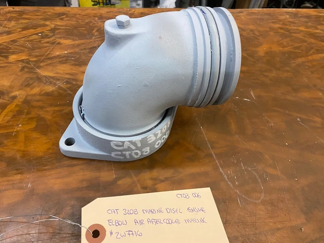 CAT 3208 Marine Diesel Engine Elbow Air After Cooler Marine cast# ZW7716
