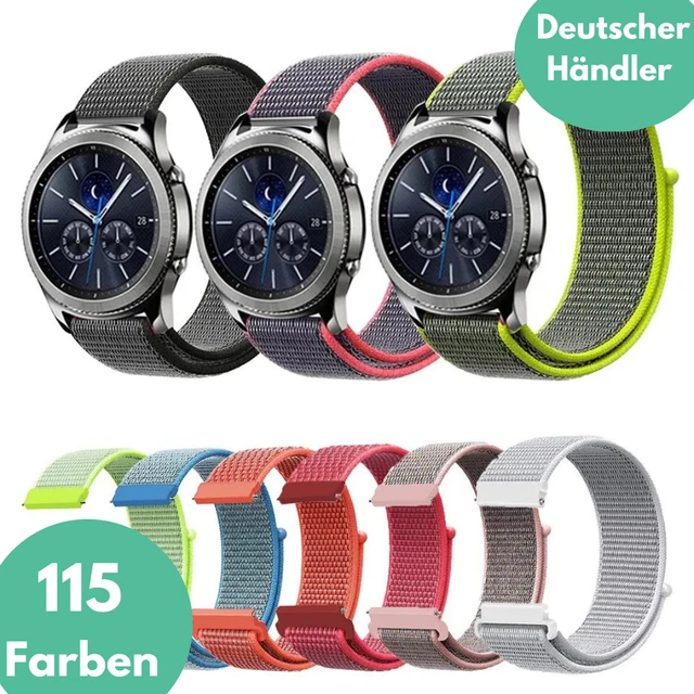 Nylon Sport Armband für Samsung Galaxy Watch 20mm 22mm Sportarmband Ersatzband