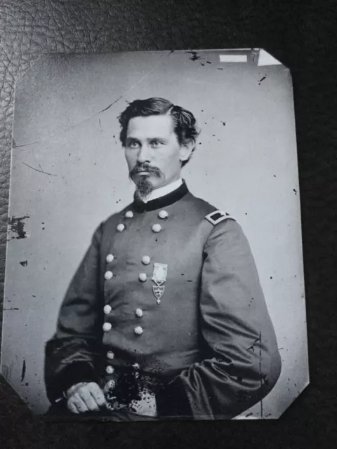 civil war Major General Gen Orlando Metcalf Poe NARA tintype C845RP