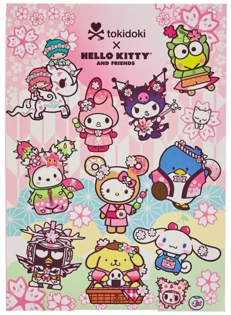 tokidoki x Hello Kitty and Friends Sakura Festival Notebook