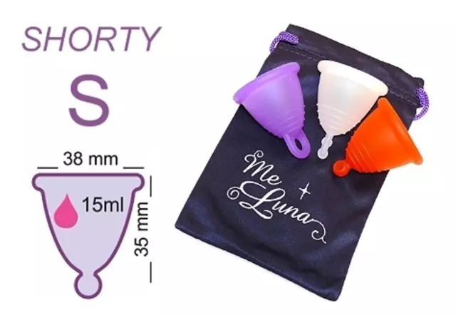 MeLuna SHORTY - S sport lila Menstruationstasse Menstruation Menstruationscup