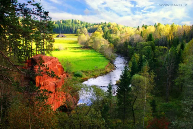 Latvian Landscape Photo Print Signed by Artist: Turaida from www.maris.lv