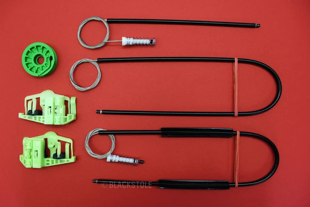 Metal Window Regulator Sliders Repair Kit For BMW E46 Front Left & Right