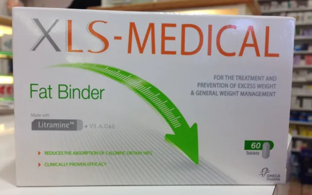 60 XLS Medical Fat Binder Tablets - safe non-medicine weight loss solution!!!