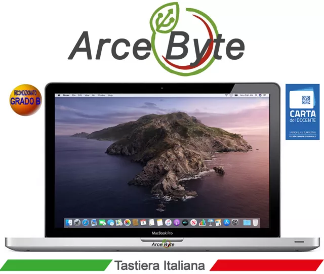 APPLE MACBOOK PRO 13" 2012 TASTIERA ITA CORE i5 2.5GHZ 2012 CATALINA BUONO STATO