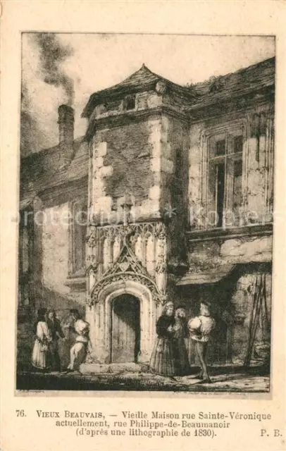 13561544 Beauvais_Oise Vieille Maison rue Sainte Veronique