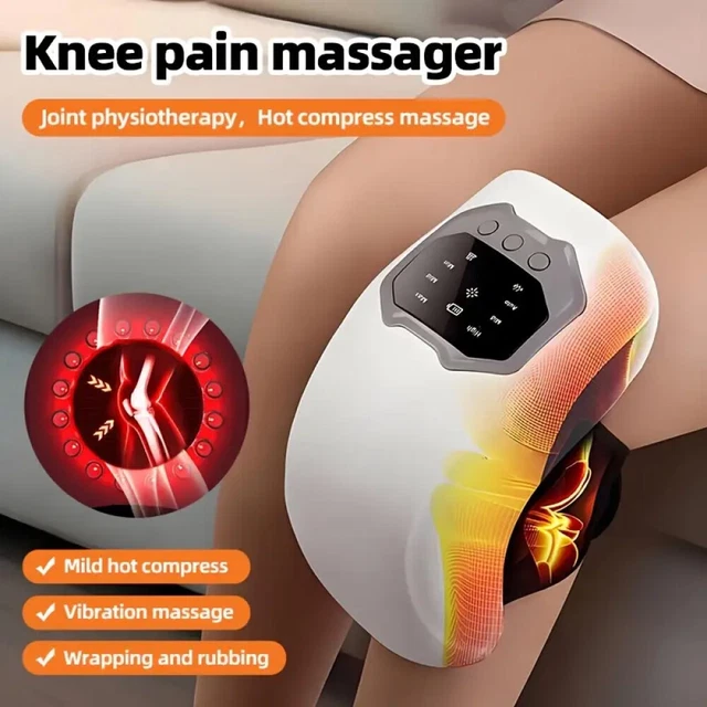 Knee Relief Knie Massagegerät Mit Wärme Und Vibration, 3 In 1
