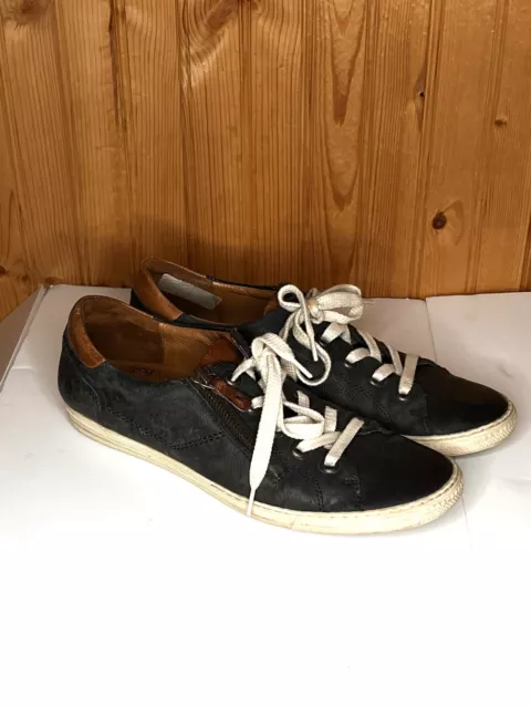 Paul Green VELORA Womens Shoe  Leather Sneaker Handmade Side Zip 8.5 Austria 2