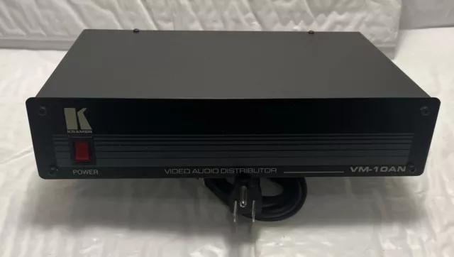 KRAMER VM-10AN Composite Video and Stereo Audio Distribution Amplifier