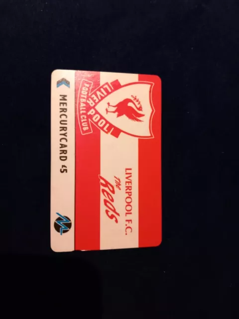 UK Mercurycard Paytelco Liverpool £5 Recorded Overprint