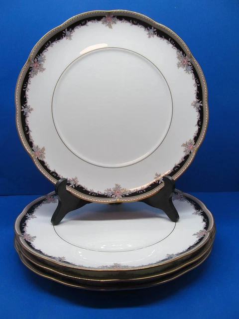 Noritake Palais Royal 10 5/8" Dinner Plates Bundle of 4 Pristine Condition Noritake Palais Royal 10 5/8" Dinner Plates Bundle of 4 Pristine Condition