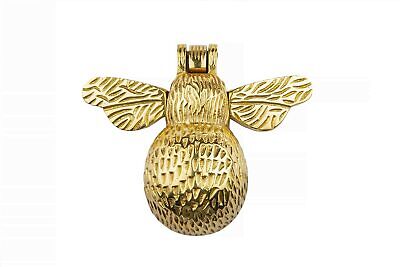 Solid Brass Bumble Bee Door Knocker Polished Brass Supplied with Matching Fixing