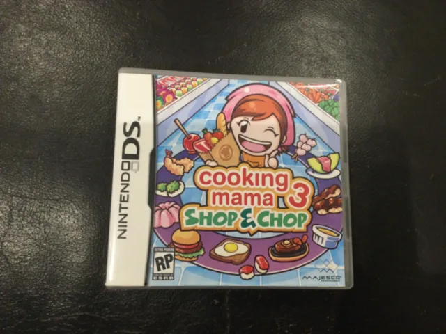 Cooking Mama 3 Shop & Chop Nintendo DS Game