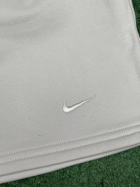 Brand New Nike NRG Solo Swoosh Fleece Shorts Size Medium White Authentic 2