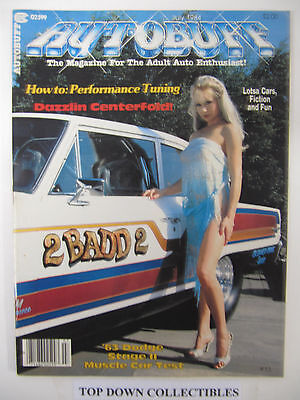 Autobuff  Magazine  July 1984    Bob Barnes Nova/Alex Centerfold