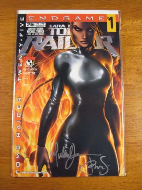 Wow! TOMB RAIDER #25 (ENDGAME #1) **2X SIGNED: TURNER & STEIGERWALD!** COA