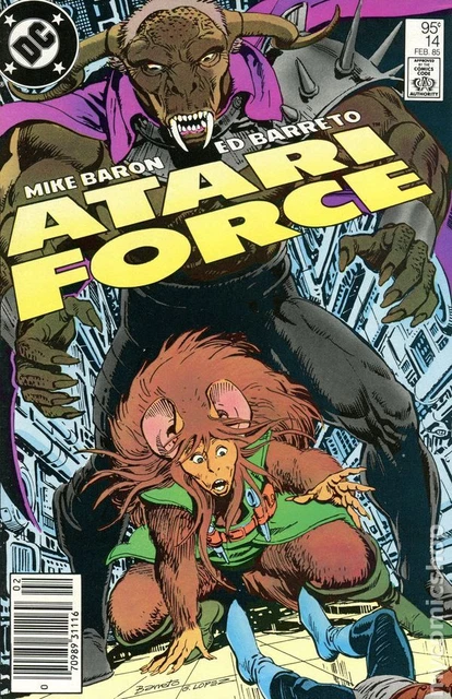 Atari Force Canadian Price Variant #14 FN/VF 7.0 1985 Stock Image
