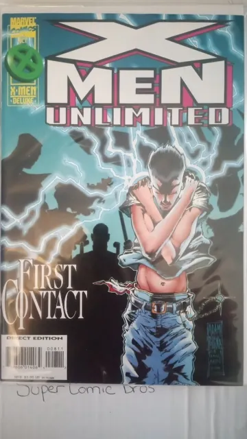 X-Men Unlimited #8 (Oct 1995, Marvel) VF+ Comicraft First Contact