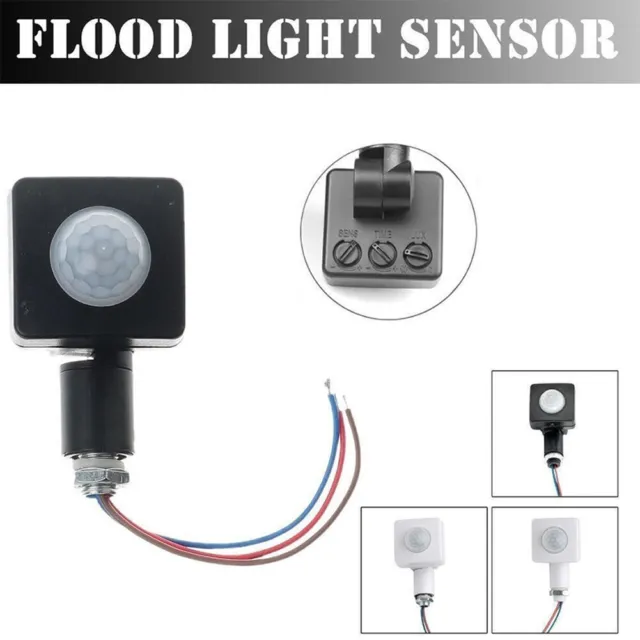 Interruttore sensore interruttore movimento Pir 110-220 V ABS per luce LED outdoor