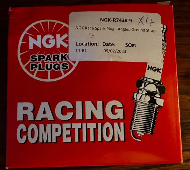 NGK R7438-9 Racing Competition  Plugs ( X 4 ) GENUINE NGK SPARK PLUGS MQB EA888